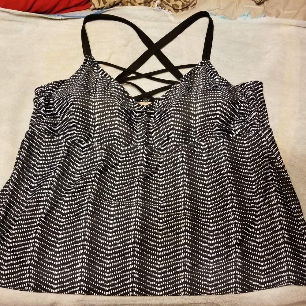 Ava & Viv swim suit plus size tankini
